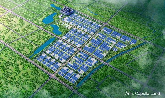 Phối cảnh Dự án đầu tư xây dựng và kinh doanh kết cấu hạ tầng KCN Capella Quảng Trị.