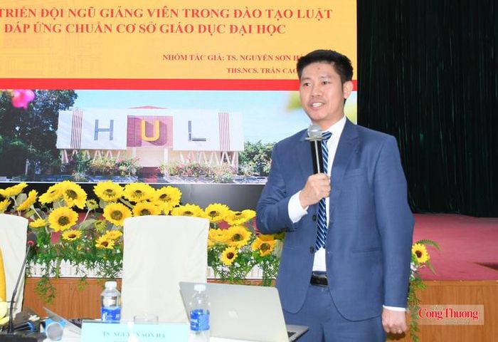 TS. Nguyễn Sơn Hà, Phó Hiệu trưởng Trường Đại học Luật, Đại học Huế.