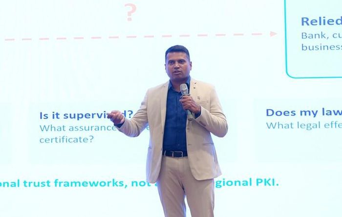 Ông Vijayakumar Manjunatha, Tổng Thư ký Hiệp hội Hạ tầng khóa công khai châu Á (APKIC).