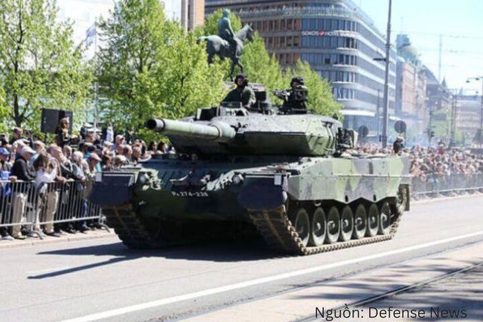 Xe tăng chiến đấu Leopard-2A6. Nguồn: Defense News