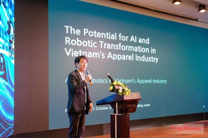 Chuyên gia KITECH (Hàn Quốc) chia sẻ về ứng dụng AI và Robot trong sản xuất dệt may.
