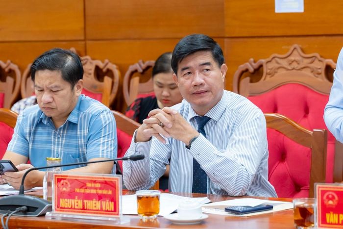 Ông Nguyễn Thiên Văn: "Giá trị xuất khẩu cà phê của Đắk Lắk gần 900 triệu USD mỗi năm". Ảnh: Ban tổ chức.