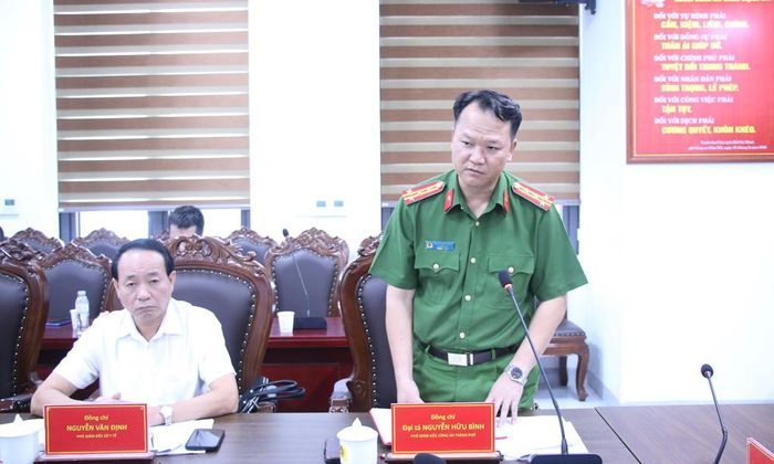  Lãnh đạo Công an thành phố giải trình làm rõ một số nội dung. 