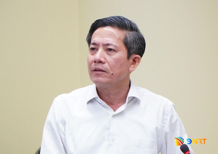 Phó Chủ tịch UBND thành phố Trần Nam Hưng phát biểu tại buổi làm việc. Ảnh: TÂM ĐAN