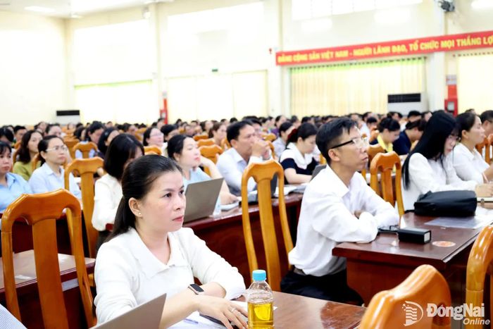 Các đại biểu tham dự hội nghị tập huấn. Ảnh: Hồ Thảo