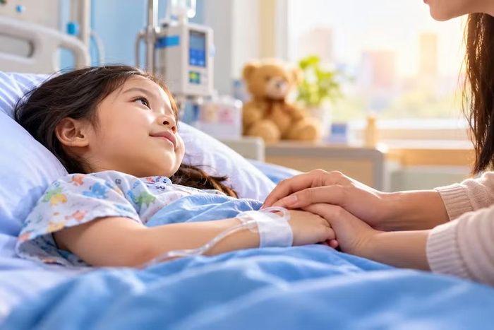  Chính sách hướng đến giảm gánh nặng kinh tế cho gia đình, giúp trẻ em được tiếp cận dịch vụ y tế và bảo đảm an sinh xã hội. Ảnh minh họa: AI 