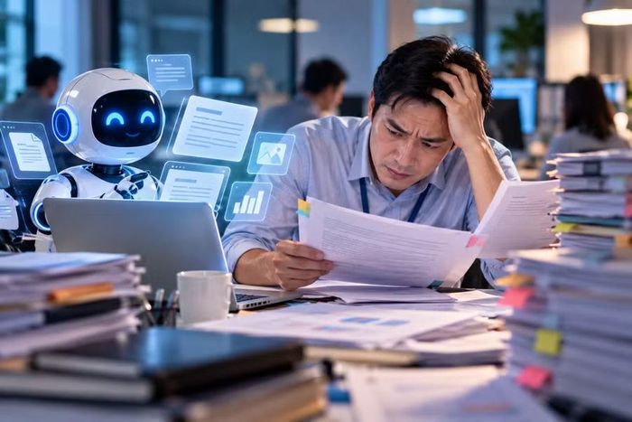 Doanh nghiệp dùng AI để giảm chi phí, cuối cùng phải tuyển thêm người sửa lỗi. Ảnh minh họa: ChatGPT