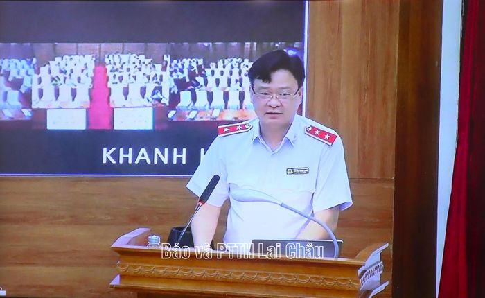 Đồng chí Nguyễn Thanh Tuấn – Phó Tổng Thanh tra Chính phủ phát biểu kết luận hội nghị.