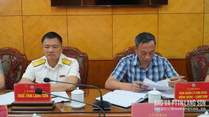 Thành viên Tổ công tác nghiên cứu báo cáo tại cuộc họp
