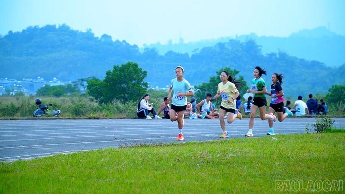 Các vận động viên nỗ lực thi đấu, quyết tâm giành thành tích cao tại Đại hội Thể dục thể thao tỉnh Lào Cai lần thứ I, năm 2026.