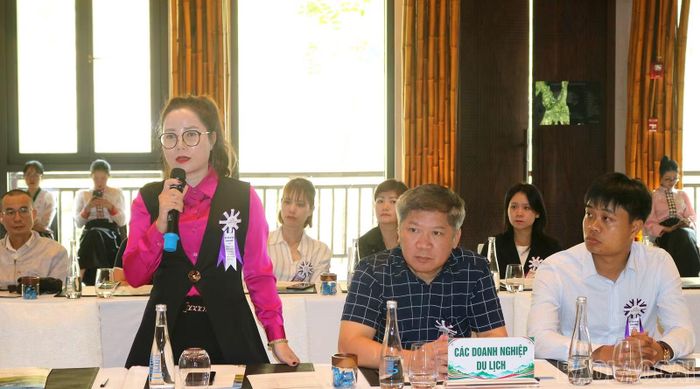 Các đại biểu tham gia thảo luận tại Hội thảo kết nối doanh nghiệp.