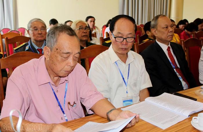 Các đại biểu tham dự Đại hội Hội Khoa học Lịch sử tỉnh Lào Cai lần thứ I, nhiệm kỳ 2026 - 2031