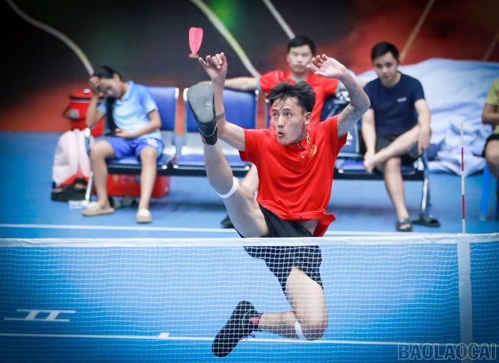 Môn đá cầu thu hút 131 vận động viên, tranh tài ở 7 nội dung thi đấu.
