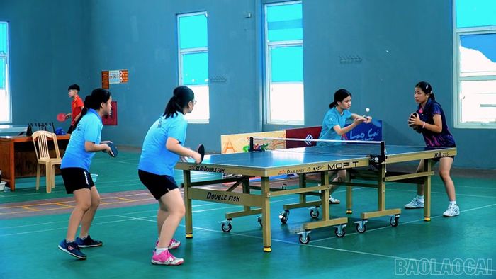 Không khí thi đấu sôi nổi tại Đại hội Thể dục, thể thao tỉnh Lào Cai lần thứ I, năm 2026.