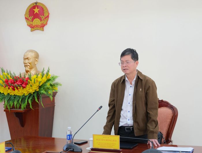 Ủy viên Ban Thường vụ Tỉnh ủy, Phó Chủ tịch Thường trực UBND tỉnh Lâm Đồng Nguyễn Hồng Hải kết luận chỉ đạo