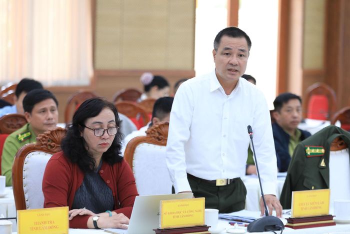 Chi cục trưởng Chi cục Kiểm lâm Lâm Đồng Lê Công Trường đề xuất các giải pháp tăng cường công tác quản lý, bảo vệ rừng
