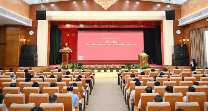 Quang cảnh Hội nghị tập huấn - Ảnh: chinhphu.vn/DA