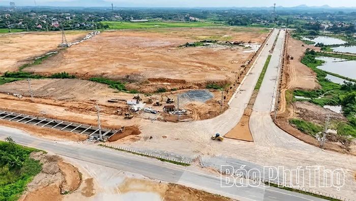 Khu công nghiệp Sông Lô II cơ bản hoàn thiện hệ thống hạ tầng, sẵn sàng đón các nhà đầu tư.