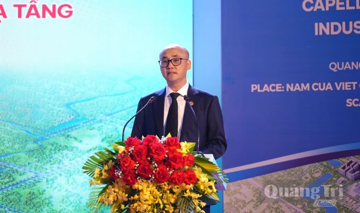 Đại diện chủ đầu tư khẳng định quyết tâm thực hiện dự án theo đúng tiến độ đã cam kết - Ảnh: T.Đ