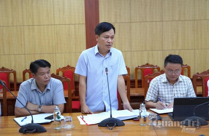Đại diện lãnh đạo UBND các địa phương thảo luận, đề xuất phương án quản lý vận hành cơ sở vật chất nội trú - Ảnh: H.L