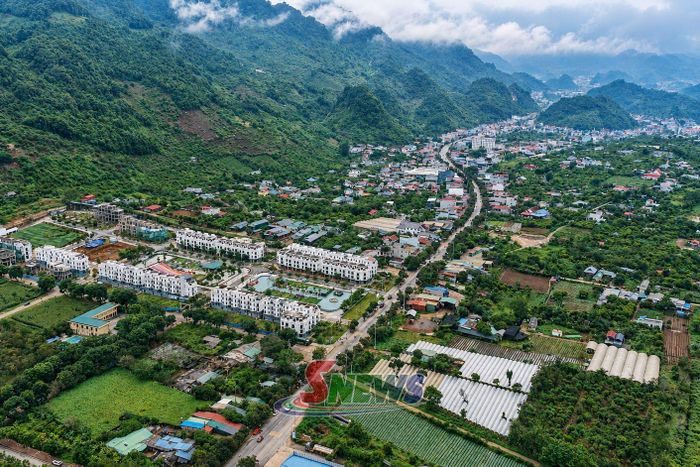 Trung tâm phường Mộc Châu.