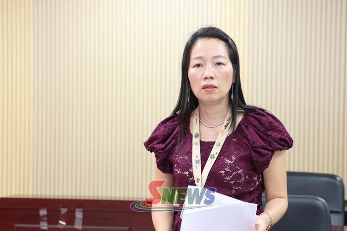 Lãnh đạo Sở Nội vụ báo cáo kết quả thi vòng 1.