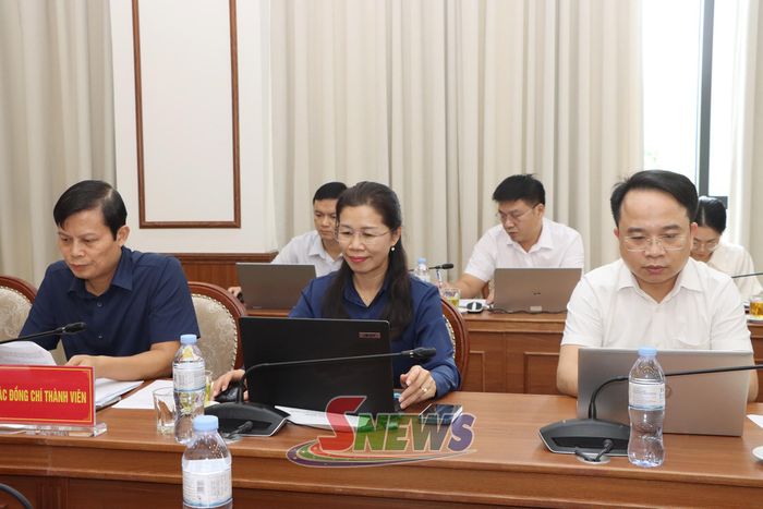 Các đại biểu dự cuộc họp.