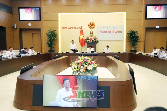 Phiên họp toàn thể lần thứ 9, Ủy ban Kinh tế và Tài chính của Quốc hội.