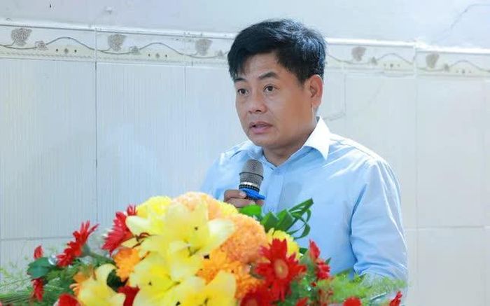 Ông Trần Thanh Bình phát biểu tại buổi lễ