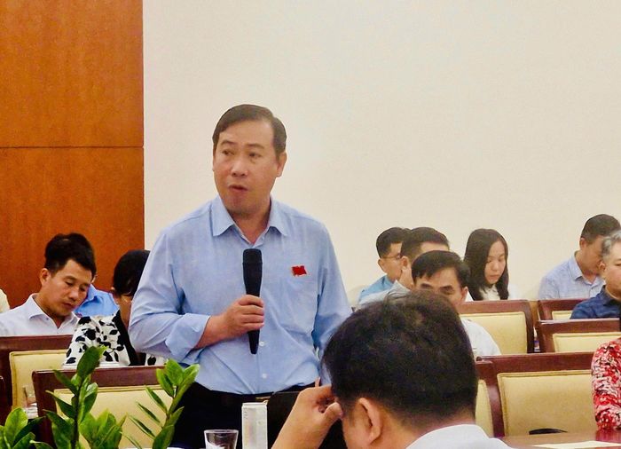Đại biểu Lê Minh Đức, Phó trưởng Ban Pháp chế HĐND TP.HCM.