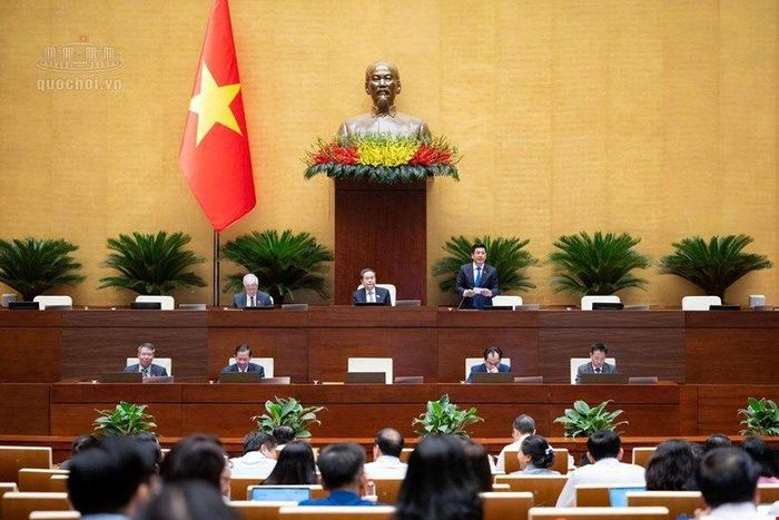 Quang cảnh kỳ họp sáng 29/10 (ảnh quochoi.vn)