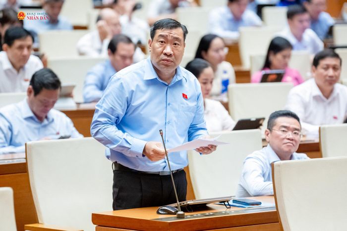 ĐBQH Thạch Phước Bình (Vĩnh Long) phát biểu. Ảnh: Phạm Thắng