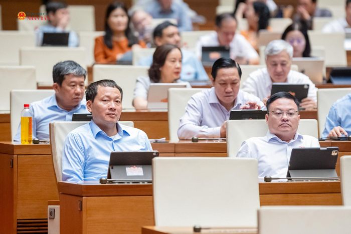 Các đại biểu tham dự phiên họp. Ảnh: Phạm Thắng