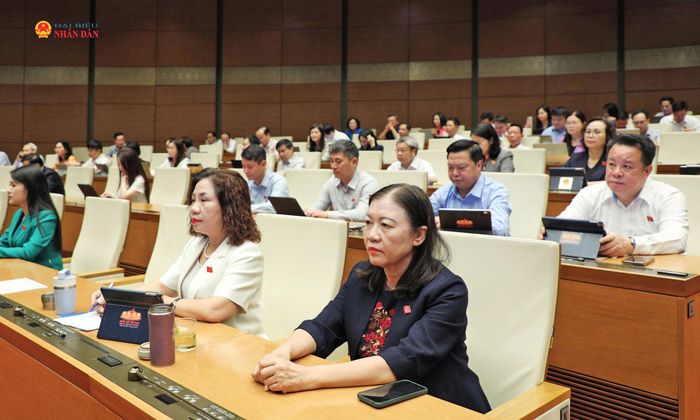 Các đại biểu tham dự phiên họp. Ảnh: Khánh Duy