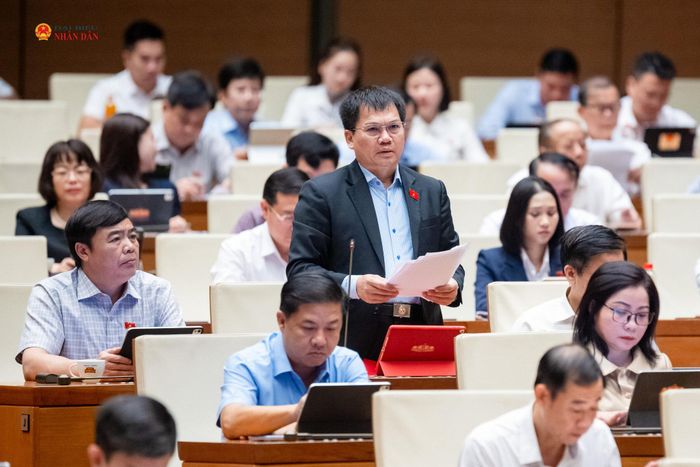 ĐBQH Dương Khắc Mai (Lâm Đồng) phát biểu. Ảnh: Phạm Thắng