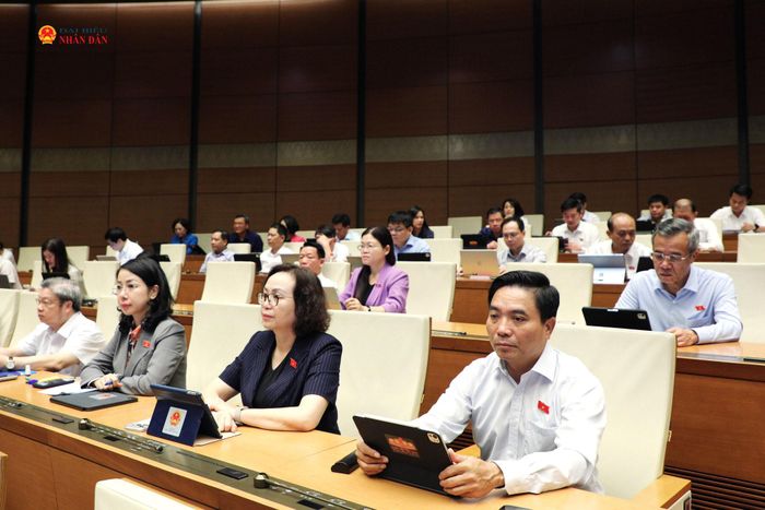 Các đại biểu tham dự phiên họp. Ảnh: Khánh Duy