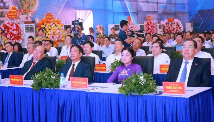 Phó Thủ tướng Thường trực Chính phủ Phạm Gia Túc tham dự buổi lễ. Ảnh: Đồng Thưởng