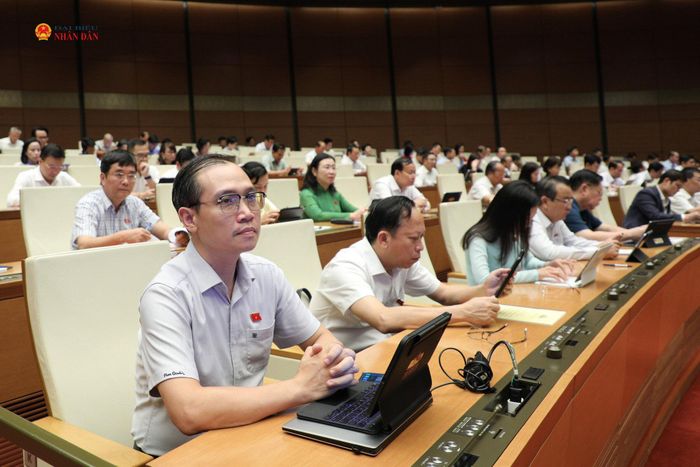 Các đại biểu tham dự phiên họp. Ảnh: Khánh Duy