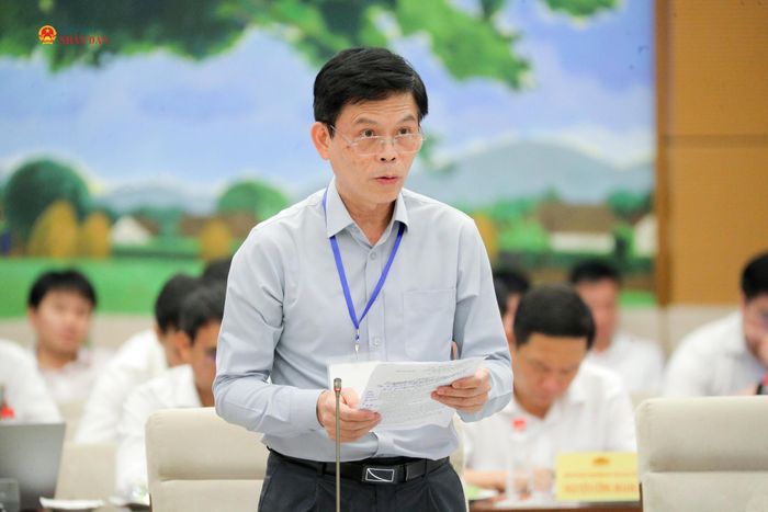 Thứ trưởng Bộ Xây dựng Lê Anh Tuấn báo cáo về 3 dự án quan trọng của quốc gia