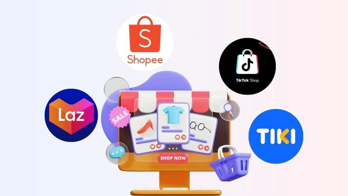 Doanh số trên bốn sàn thương mại điện tử lớn tăng hơn 45% trong quý III/2026.