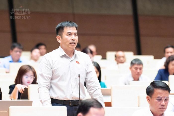 Đại biểu Nguyễn Trung Kiên - Đoàn ĐBQH TP Đồng Nai. Ảnh: Media Quốc hội.