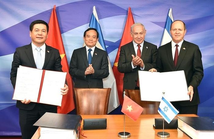 Lễ ký kết Hiệp định thương mại tự do Việt Nam - Israel (VIFTA) năm 2023