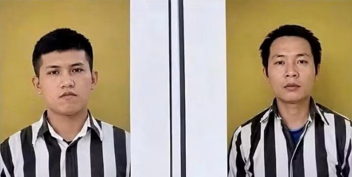 Hai phạm nhân còn lại là Hồ Văn Tình (bên trái), Lữ Văn Toàn (bên phải) còn đang bị truy nã ráo riết.
