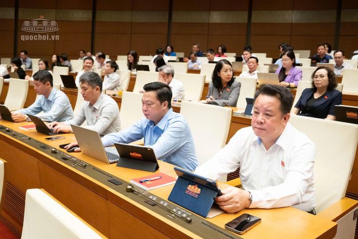 Các đại biểu dự phiên họp.
