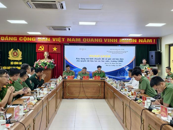 Hội thảo được tổ chức tại Học viện Chính trị CAND ngày 29/10.