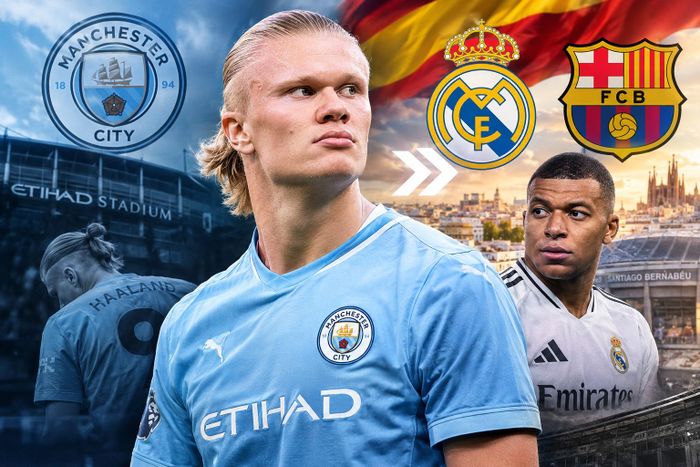 Haaland hướng đến giải La Liga, thay thế Mbappe?