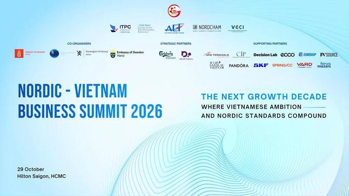 Diễn đàn doanh nghiệp Bắc Âu – Việt Nam 2026 nằm trong khuôn khổ Diễn đàn Kinh tế Mùa thu tại TP.HCM. Ảnh: NordCham Vietnam.