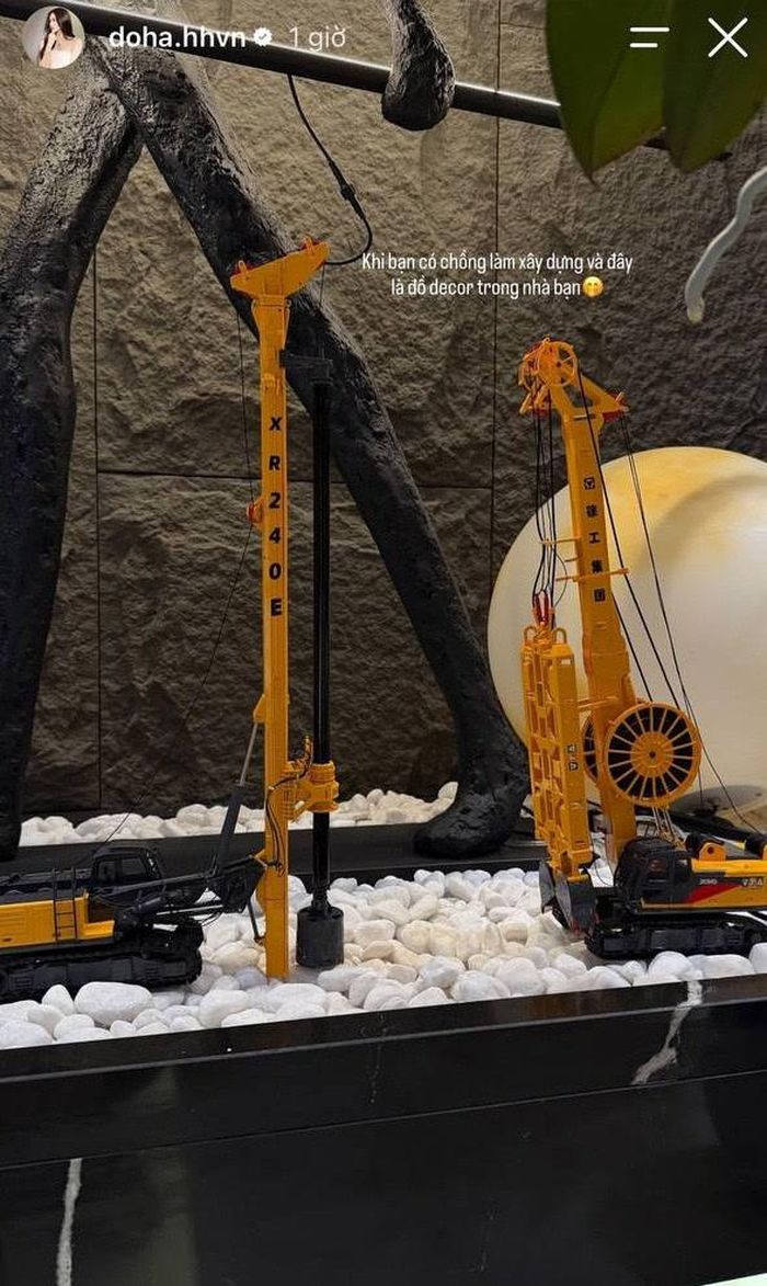 Đỗ Hà khoe chi tiết đặc biệt trong căn hộ của mình.