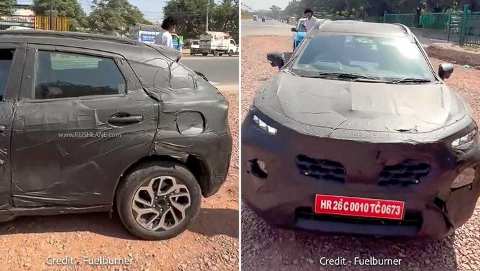 Suzuki Fronx 2027 lộ diện trên đường thử. (Ảnh: Rushlane, Fuelburner)
