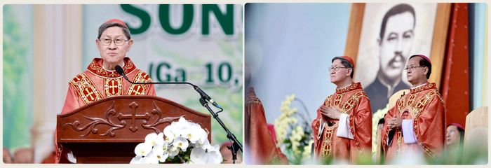 Đại lễ do Đức Hồng y Luis Antonio G. Tagle - Đặc sứ của Giáo hoàng Leo XIV - chủ sự.